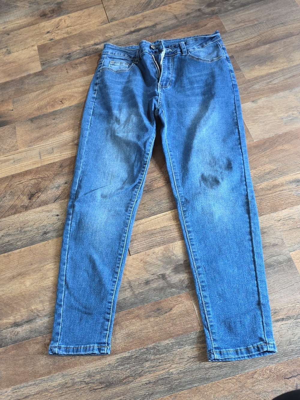 High-Rise Slim Women's Jeans in Medium Blue